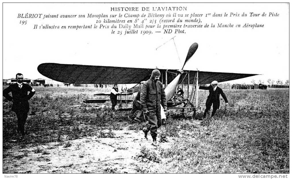 51 Cpa REIMS BETHENY   BLERIOT ET SON MONOPLAN - Bétheny