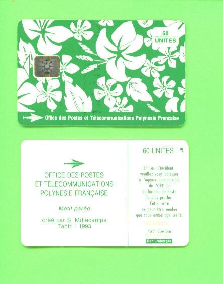 FRENCH POLYNESIA - Chip Phonecard As Scan - French Polynesia