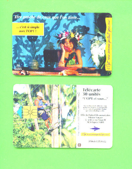 FRENCH POLYNESIA - Chip Phonecard As Scan - French Polynesia