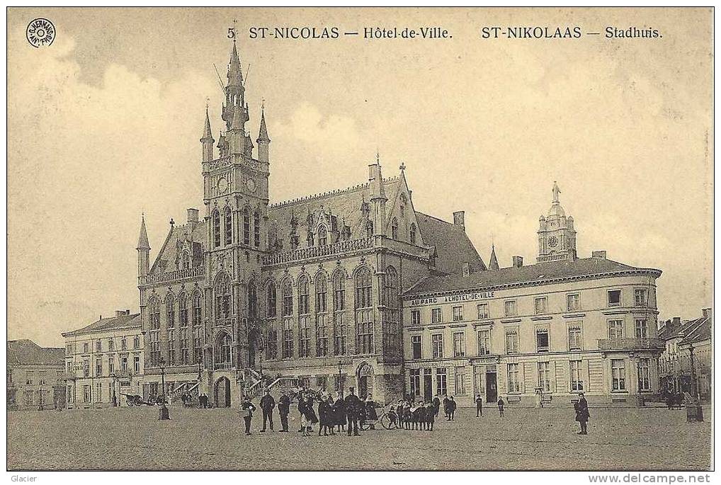 5. - ST-NICOLAS - ST-NIKOLAAS - Hôtel De Ville - Stadhuis - G. Hermans Anvers - Sint-Niklaas