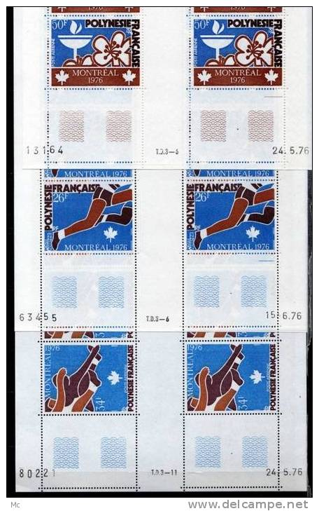 Polynésie PA Serie N° 110 / 112 En Feuilles  Luxe ** - Unused Stamps