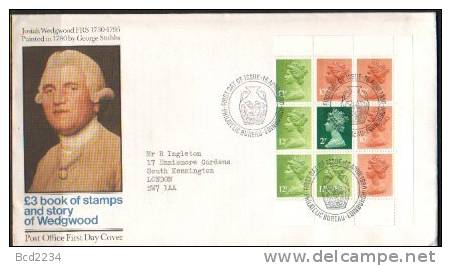 GREAT BRITAIN GB FDC 1980 (18 APRIL) MACHIN DEFINITIVES WEDGWOOD EDINBURGH PHILATELIC BUREAU ADDRESSED - 1971-1980 Em. Décimales