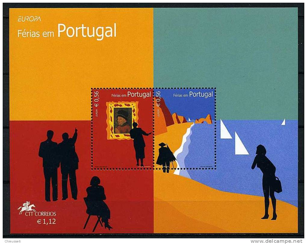 (CL 45 B) Portugal ** Bloc N° 205 - Europa . Les Vacances - Année 2004 - Blokken & Velletjes