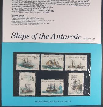 Australian Antarctic Territory 1981 Ships Series 3 Presentation Pack - Other & Unclassified