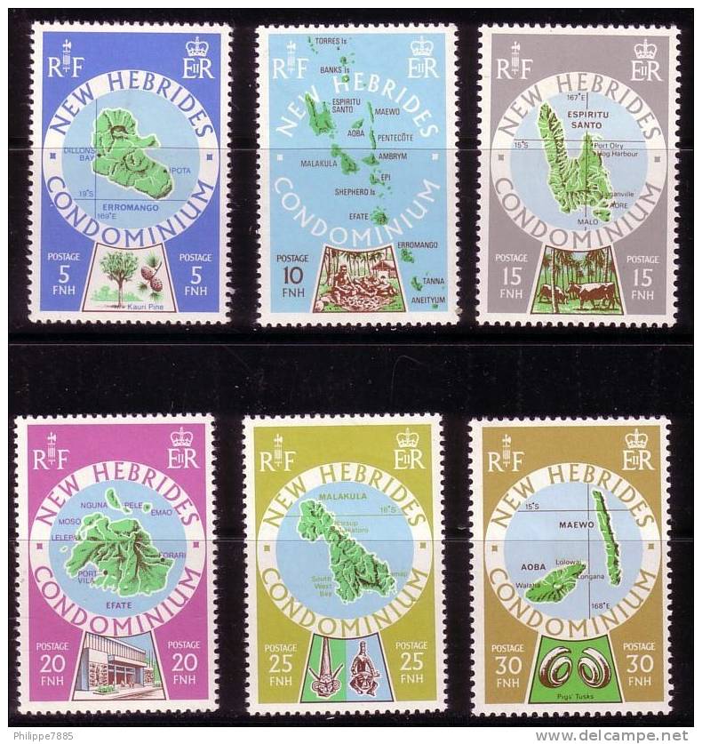 Nouvelles Hébrides - YT 508 à 513 NSC (MNH) - Autres & Non Classés