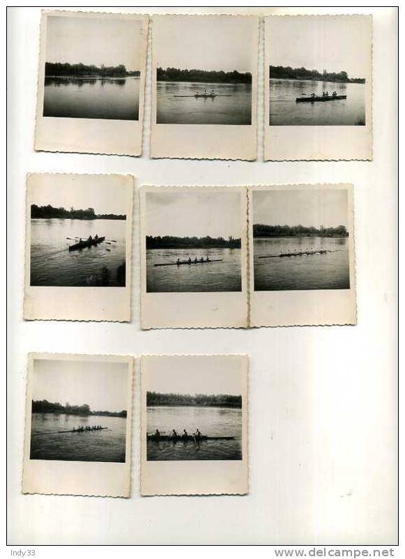 - SUITE DE PHOTOS SUR L´AVIRON DATEES 1949 - Rowing