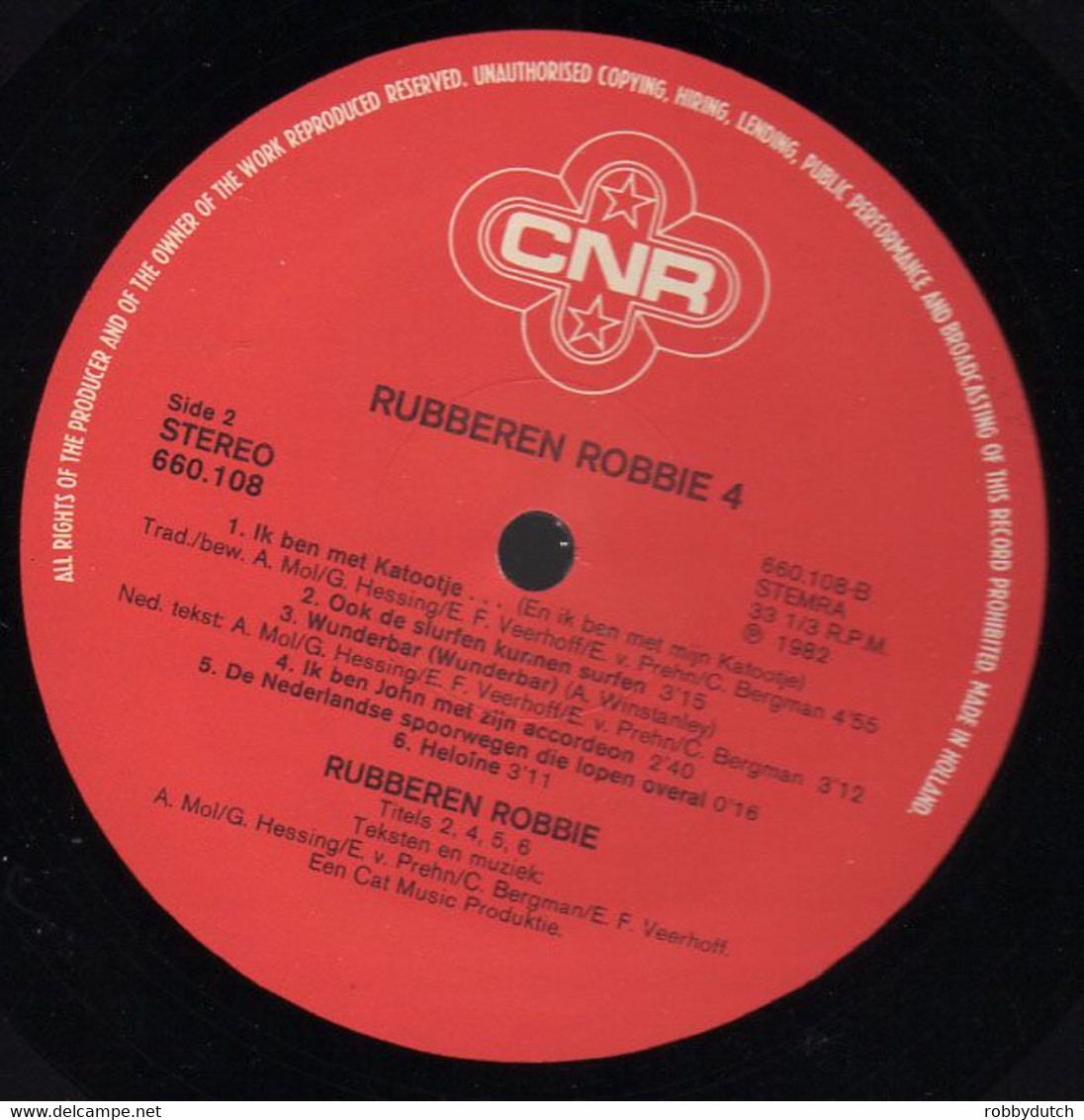 * LP *  RUBBEREN ROBBIE 4 (Holland 1982 Ex-!!!) - Sonstige - Niederländische Musik