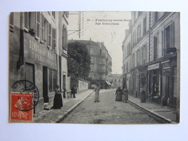 CPA 94 - FONTENAY SOUS BOIS - Rue Notre Dame 1907 - Miquel - Percheron - Fontenay Sous Bois