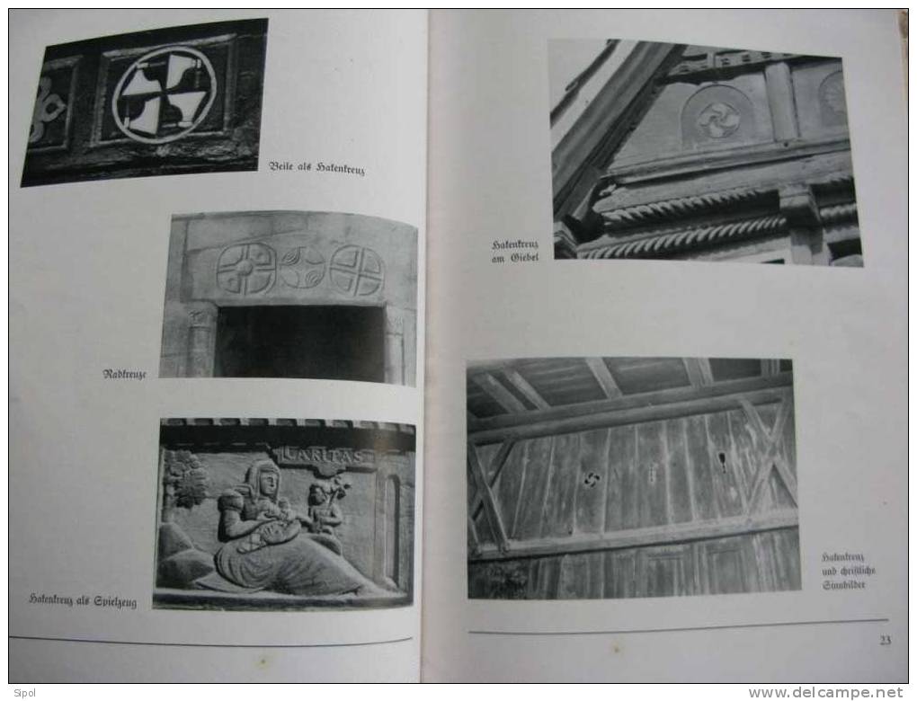 Lebendige Vorzeit Rechts Und Links Der Landstrasse - Karl Theodor Weigel  -A.Messner Verlag Berlin 1942 - Architecture