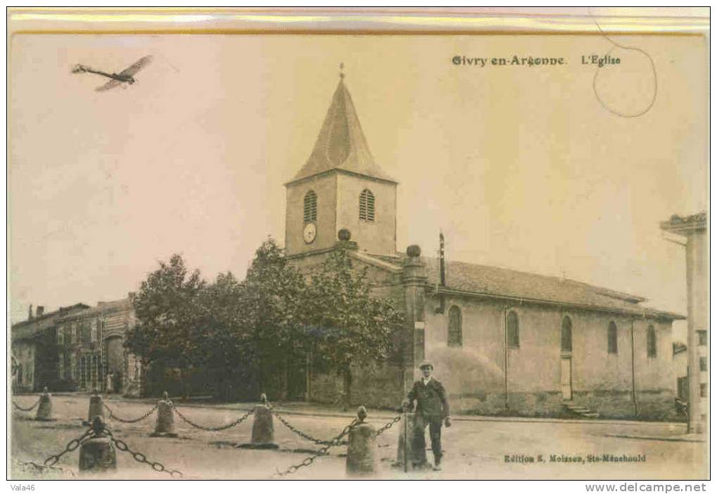 GIVRY EN ARGONNE (Marne) - L'Eglise - - Givry En Argonne