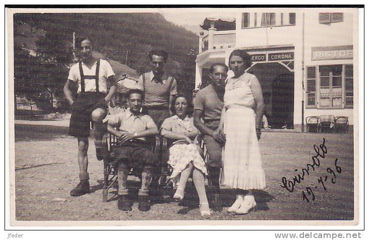 PIEMONTE - Cuneo -	 Crissolo -	Albergo Corona - Fotografia 1936 - Cuneo