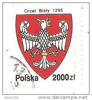 POLOGNE - THEME "ECUSSON 2000 Zl" - OBLITERE - Usados