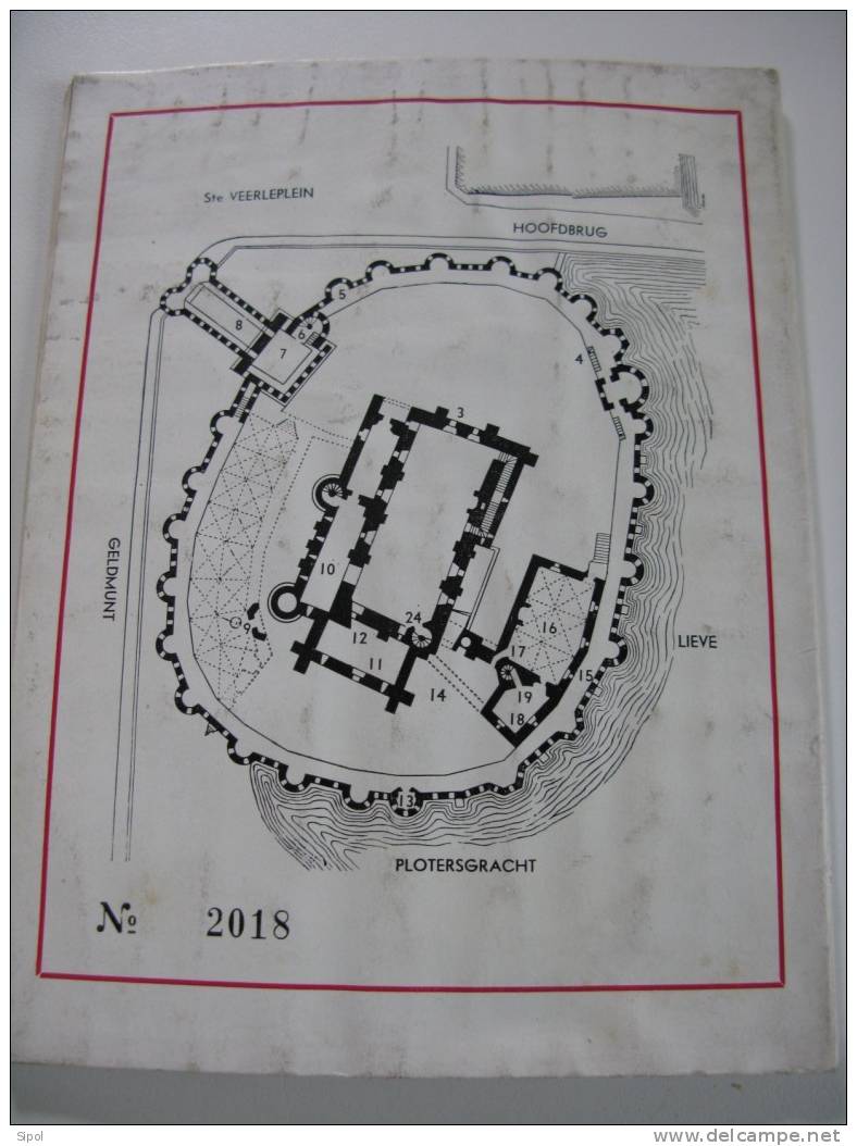 Das Grafenschloss In Gent  - Petit  Guide Touristique De1964  48 Pages Exemplaire N°2018 - Architecture