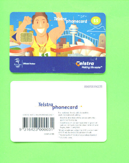 AUSTRALIA - Chip Phonecard As Scan - Australia