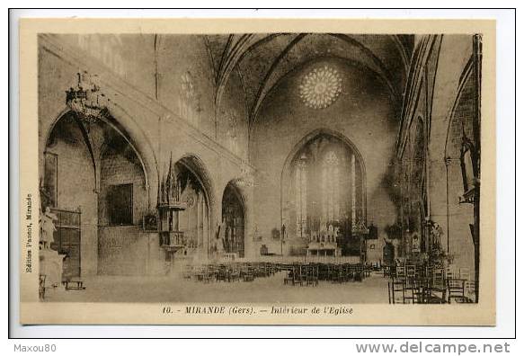 MIRANDE - Intérieur De L´Eglise - Mirande