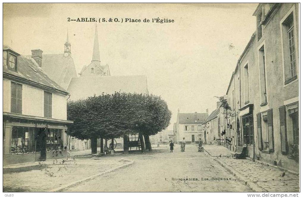 CPA - Ablis (78) - Place De L'église - Ablis