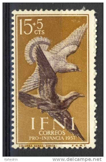 Ifni 1957, Mi. # 165 *, MH, Bird, Vogel, Oiseau - Ifni