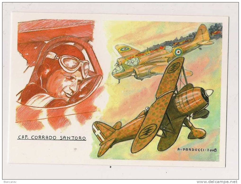 CARTOLINA FIAT CR 42 - 1939-1945: 2. Weltkrieg