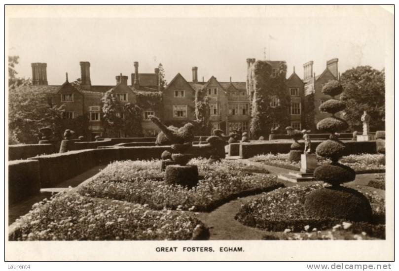 (11) 1 X Very Old England Postcard - 1 Carte Postole Ancienne De Grande Bretagne - Egham - Surrey