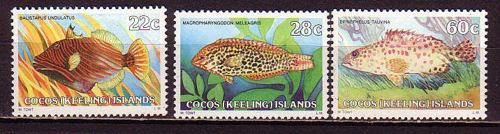 PGL - COCOS ( KEELING ) Yv N°50/52 ** - Isole Cocos (Keeling)