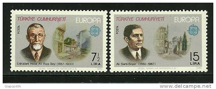 ● EUROPA - 1980 - TURCHIA - 2279 / 80  **  - Cat. ? €  - Lotto N. 65 - 1980