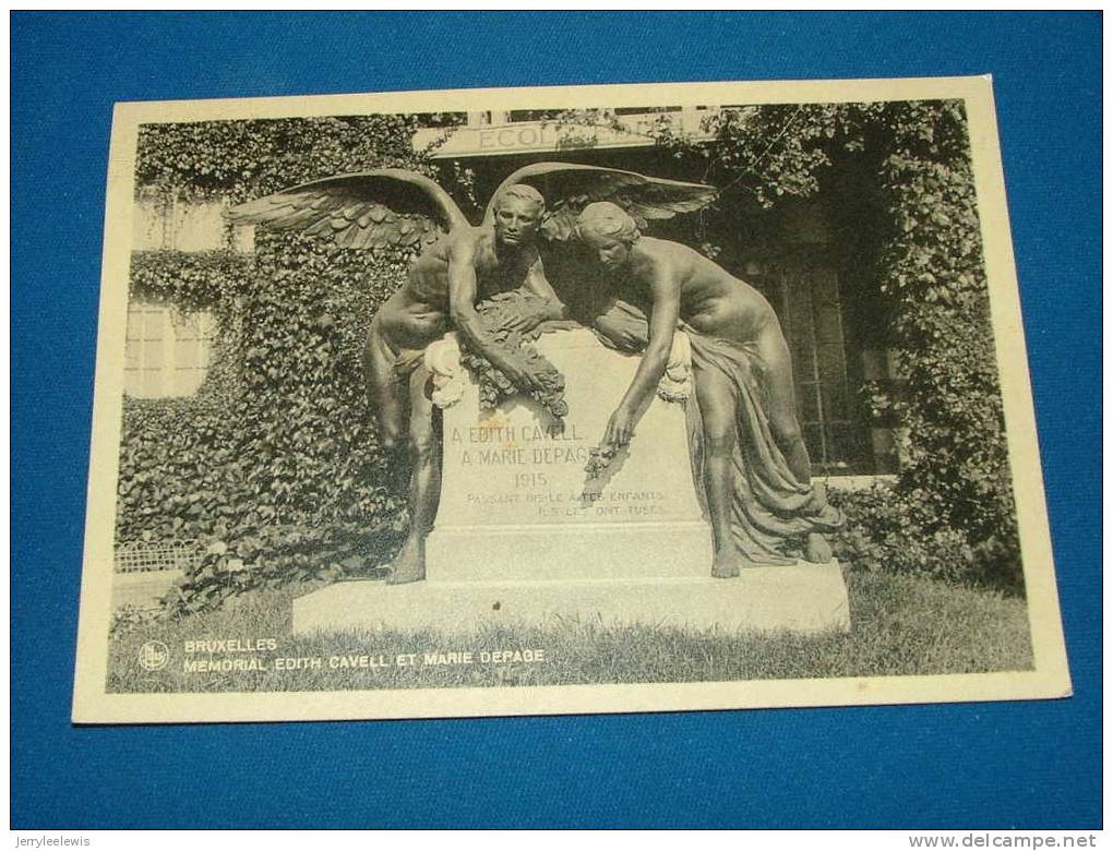 Uccle - Mémorial Edith Cavell Et Marie Depage ( 15 X 10,5 Cm ) - Uccle - Ukkel