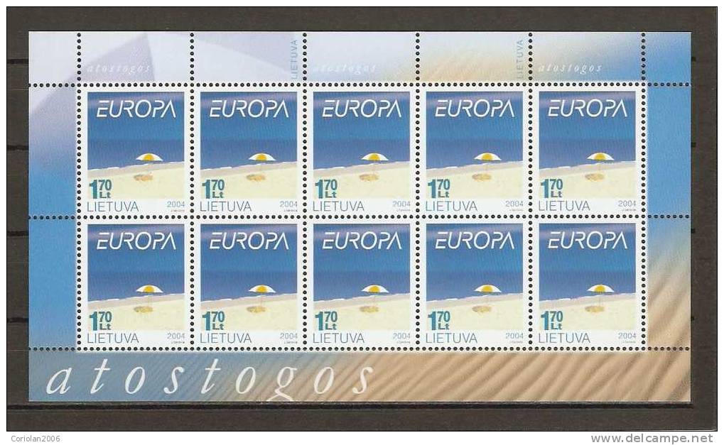 Lithuania 2004 / Europa / Set X 2 MS - 2004