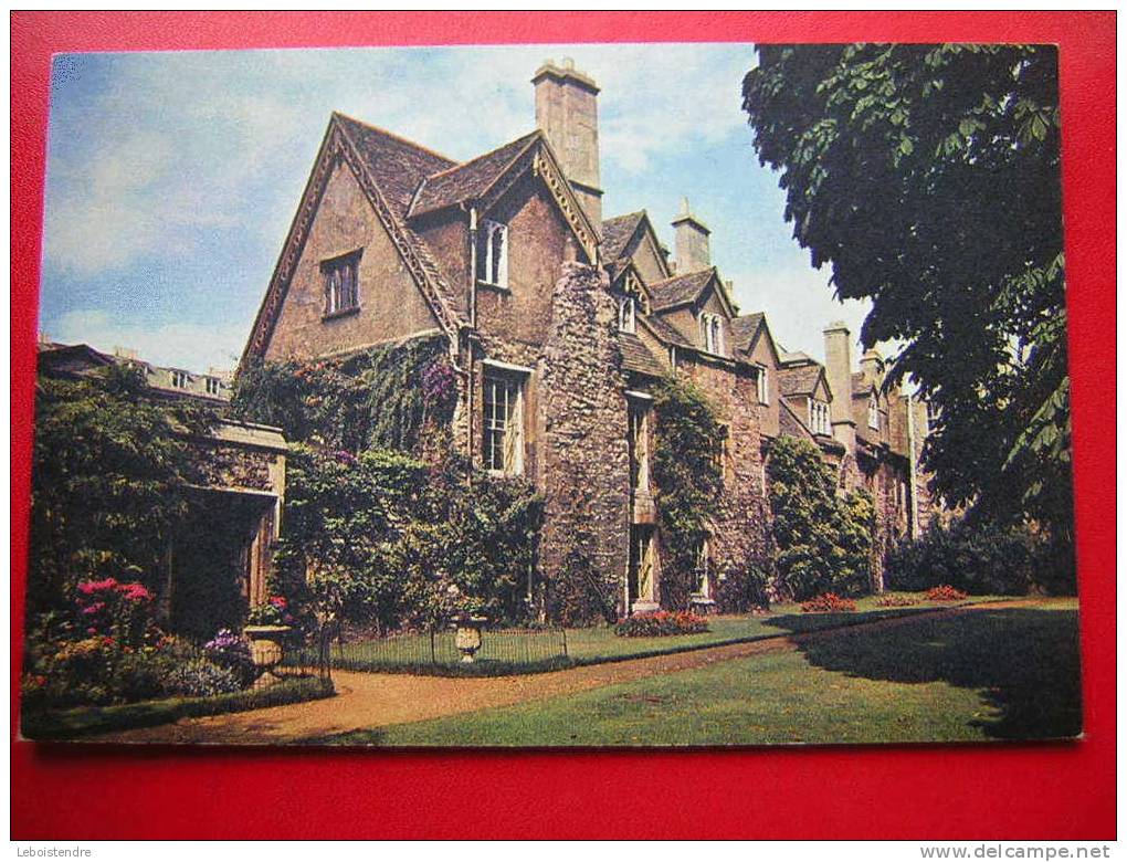 CPSM -ANGLETERRE- WORCESTER COLLEGE,OXFORD -NON VOYAGEE-CARTE EN BON ETAT . - Oxford