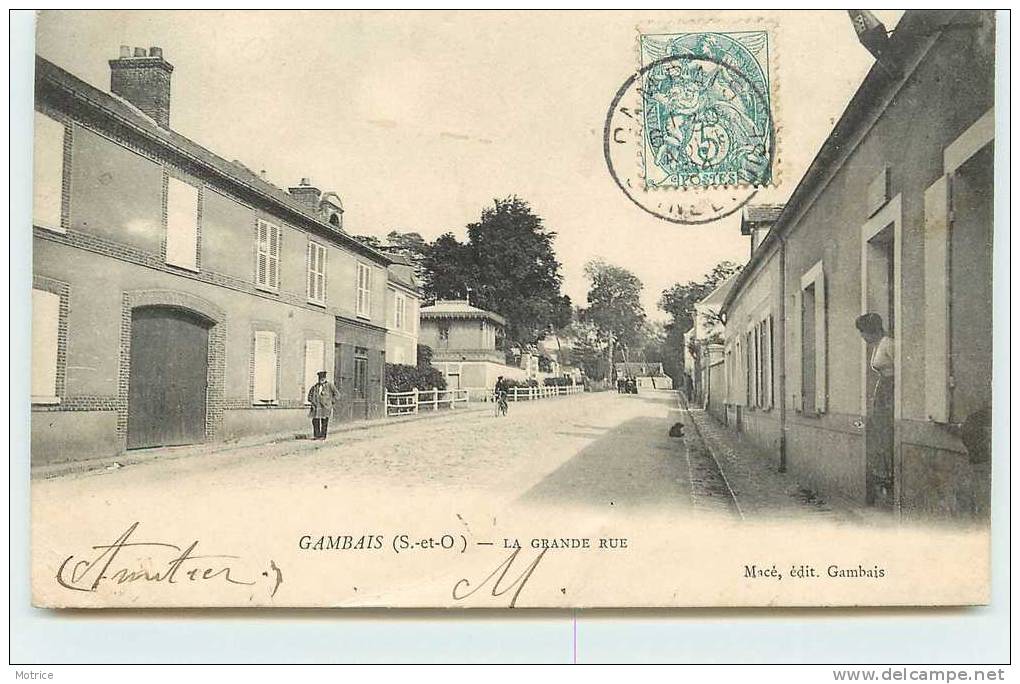 GAMBAIS    -    La Grande Rue.( Un Tabac) - Other & Unclassified