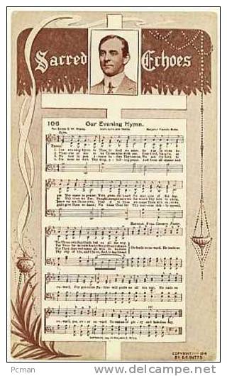 Benjamin Franklin Butts -- Evangelist, Composer -- Sacred Echoes, Music, Our Evening Hymn, 1914 - Sonstige & Ohne Zuordnung