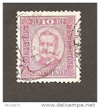 Portugal N°67 Oblitéré Charles Ier - Used Stamps