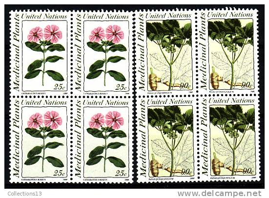 NATIONS UNIS - NEW YORK - 572/573** (bloc De 4) Cote 19 Euros Depart à 10% - Unused Stamps