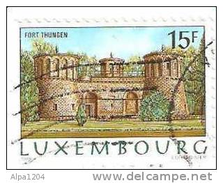 TIMBRE LUXEMBOURG "FORT THUNGEN" ANNEE 1986" OBLITERE - Oblitérés