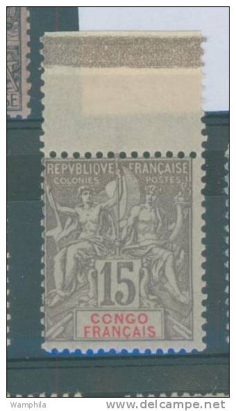 Congo Français N° 42 à 45 Neuf * Sauf N° 43 Bord De Feuille & ***, Cote: 40€ - Autres & Non Classés