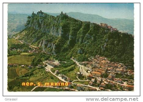 CPSM SAINT MARIN SAN MARINO Panorama Aérien Sur Mont Titano - San Marino