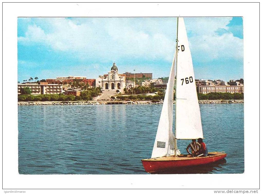 CAGLIARI - Basilica Di Bonaria Vista Dal Mare - ANIMATA - Nuova, Non Viaggiata - In Buone Condizioni. - Cagliari