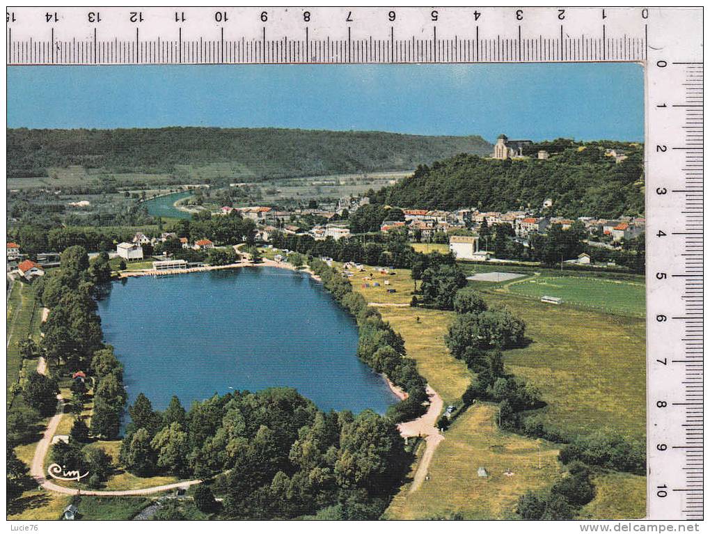 DUN SUR MEUSE -  Vue Générale Aérienne - Le Lac Vert - Terrain De Sports Et La Meuse -  N° 55 167 00 0 8115 - Dun Sur Meuse