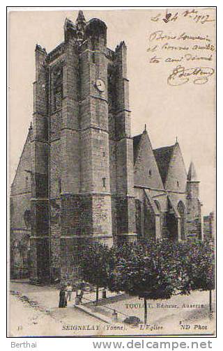 89 SEIGNELAY - L Eglise - Seignelay