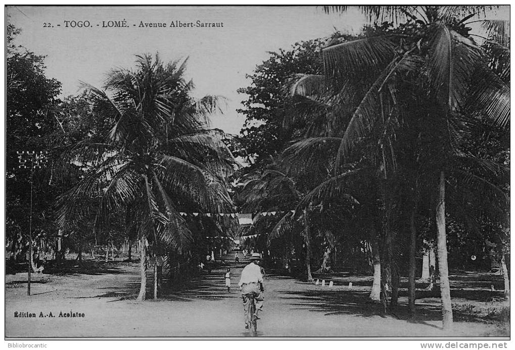 TOGO - LOKME - AVENUE ALBERT SARRAUT - Togo