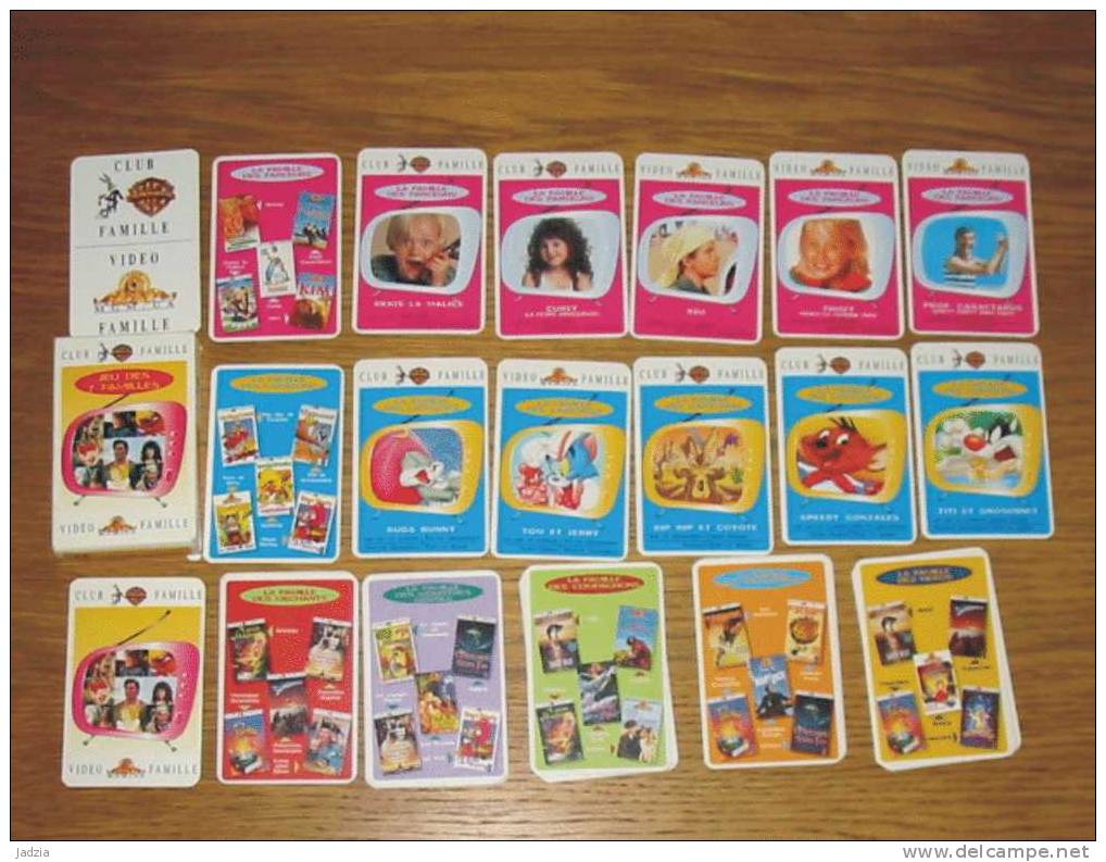 Jeu De Cartes 7 Familles Club MGM Famille Warner Bros+ Boîte - Sonstige & Ohne Zuordnung