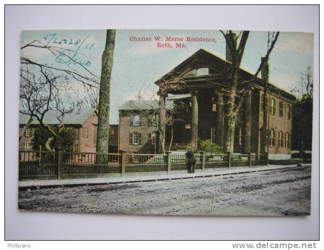 Bath Me   Charles W. Morse Residence       Circa 1907 - Sonstige & Ohne Zuordnung