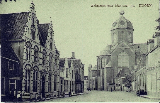 PAYS-BAS - HOORN - ACHTEROM MET DIACONIEHUIS - Hoorn