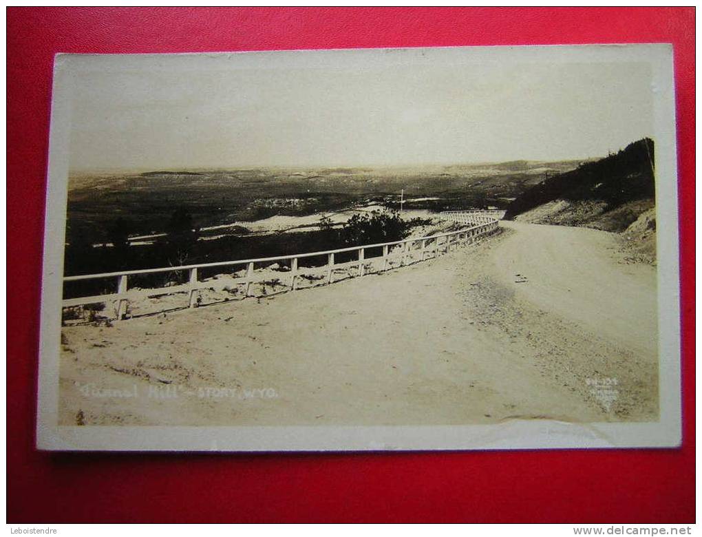 CPSM OU CPA PHOTO-ETATS-UNIS-WYOMING - TUNNEL HILL -STORY,WYO - NON VOYAGEE - Autres & Non Classés