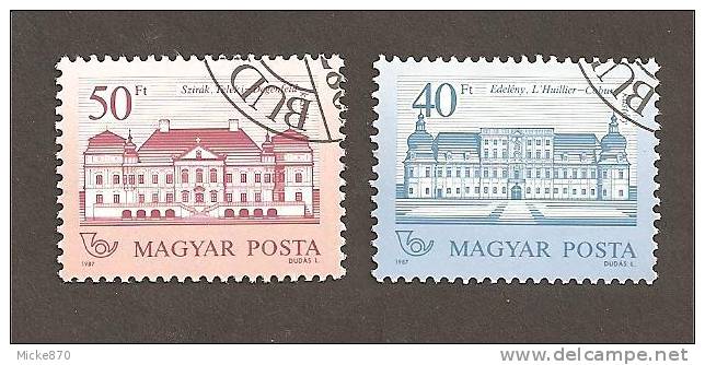 Hongrie N°3122 à 3123 Oblitéré Chateaux - Used Stamps