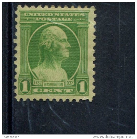 093 770 393 U.S.A. SCHARNIER  HINGED SCOTT 705 WASHINGTON BICENTENNIAL - Unused Stamps