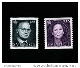 SWEDEN/SVERIGE - 1996  KING CHARLES & QUEEN SILVIA  SET  MINT NH - Neufs