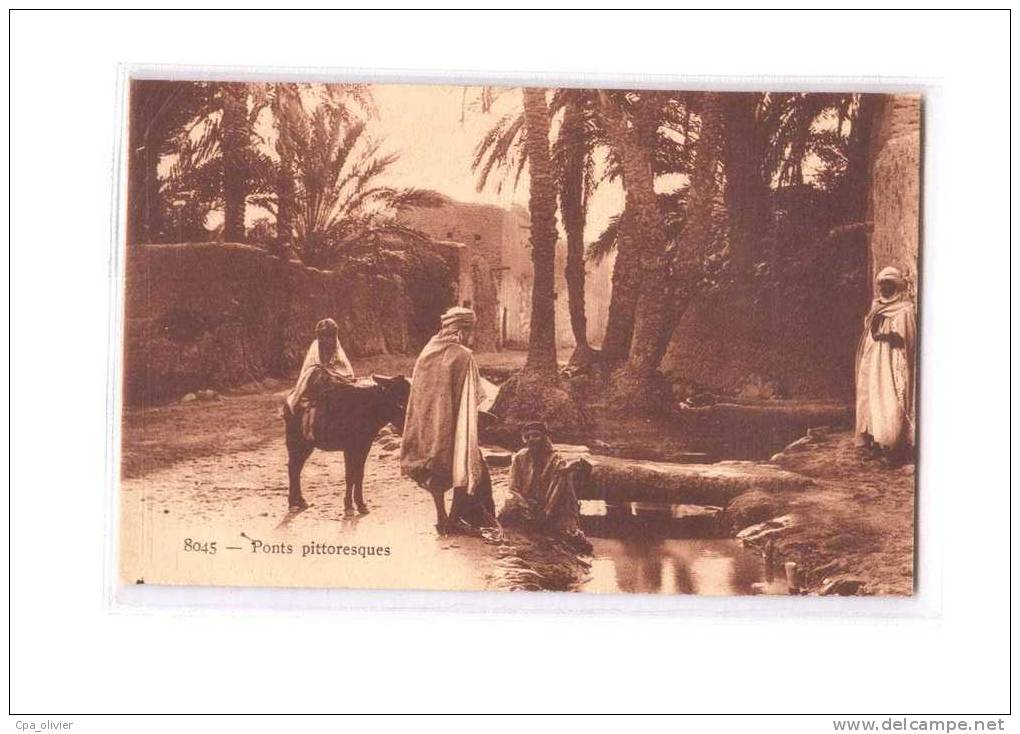 ALGERIE Types, Ponts Pittoresques, Animée, Ed ADIA 8045, 193? - Beroepen