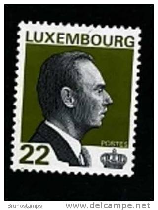 LUXEMBOURG - 1993  DEFINITIVE  22 F.    MINT NH - Neufs