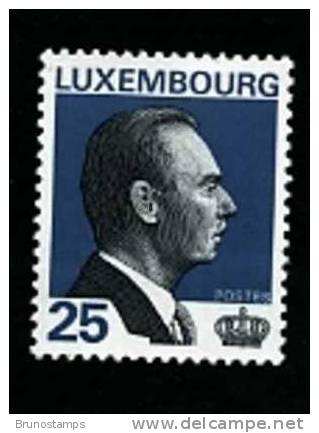 LUXEMBOURG - 1993  DEFINITIVE  25 F.    MINT NH - Nuovi