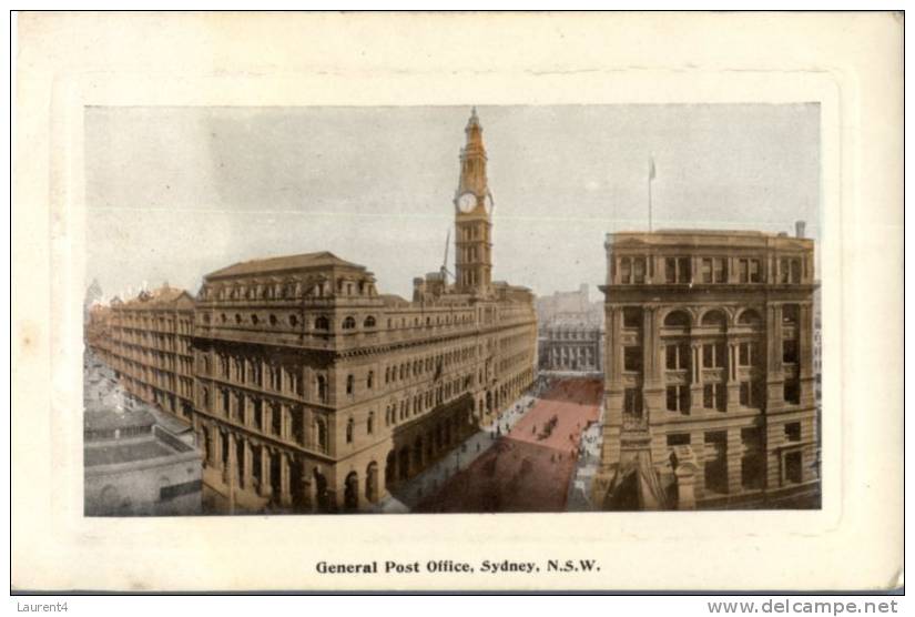 (5) - Old Australia Postcard - Carte Ancienne D´Australie - NSW - General Post Office - Sydney